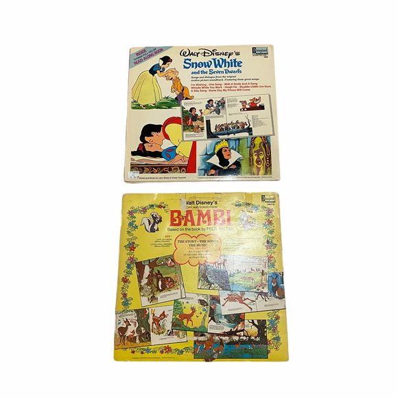Vtg Walt Disney LP Records and Storybook - Picture 4 of 4